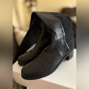 Stuart Weitzman Black Leather Boots